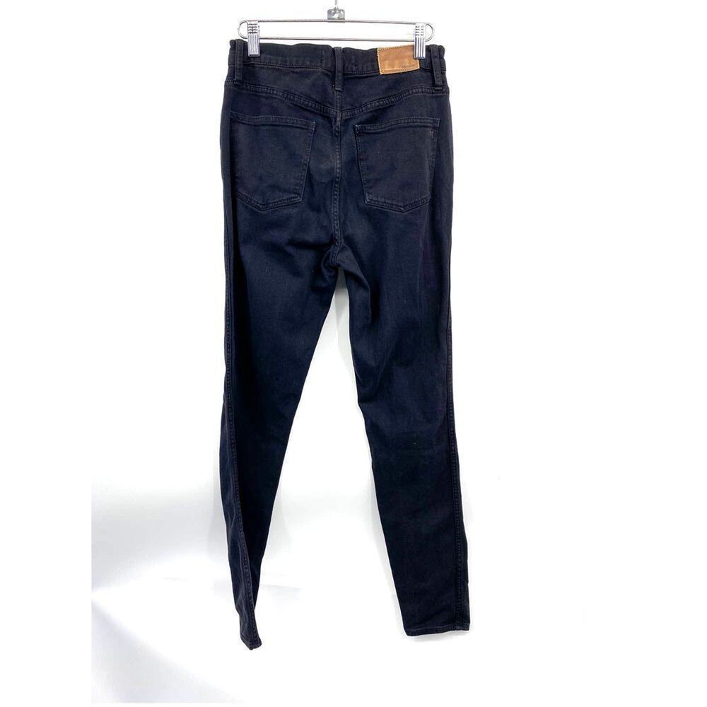 Madewell 10 High-Rise Skinny Jeans Black Denim Size 27 - Picture 7 of 7